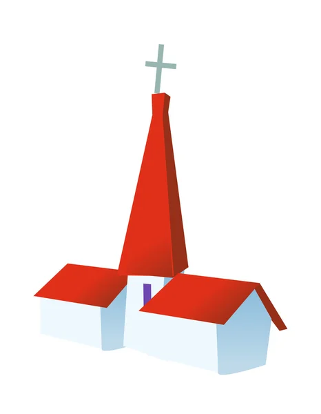 Chiesa icona vettoriale — Vettoriale Stock
