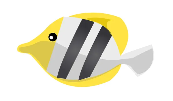 Vektorsymbol Fisch — Stockvektor