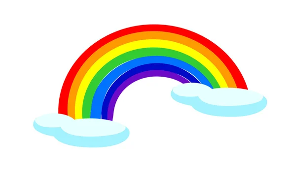 Vector pictogram regenboog — Stockvector