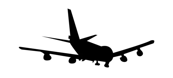 Vektorsymbol Flugzeug — Stockvektor