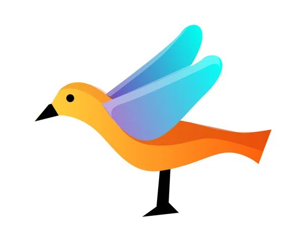 Vector icon bird — Stock Vector