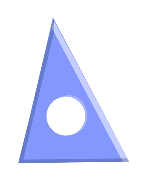 Vektor ikonen triangel rular — Stock vektor