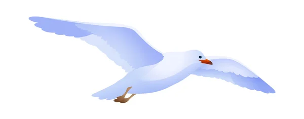 Icono vectorial gaviota — Vector de stock