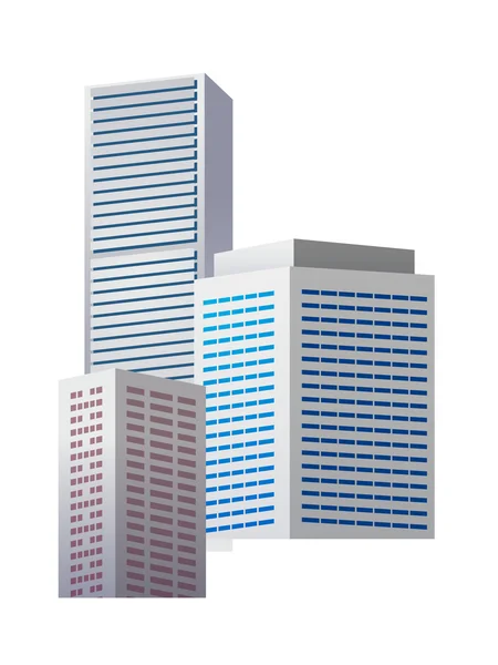 Vector icon skyscraper — Stock Vector