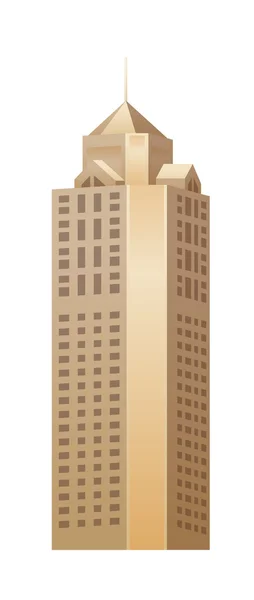 Vector icon skyscraper — Stock Vector