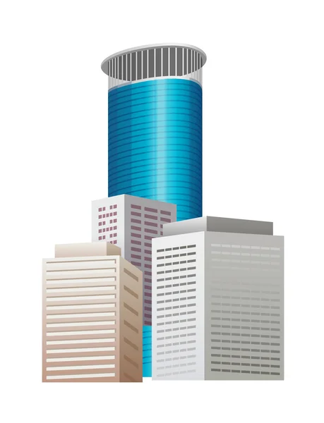 Icono de vector rascacielos — Archivo Imágenes Vectoriales