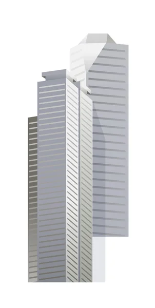 Vector icon felhőkarcoló — Stock Vector