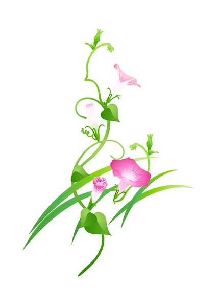 Vector icon flower — Stock Vector