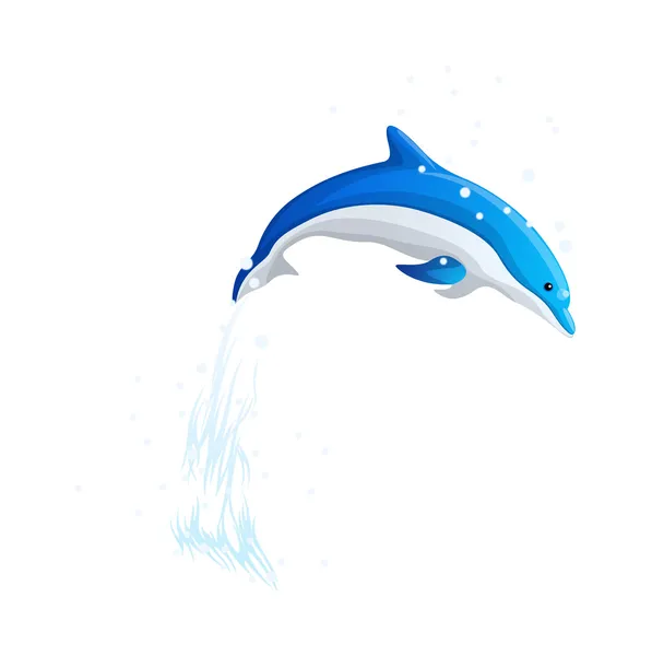 Vector icon dolphin — Stock Vector