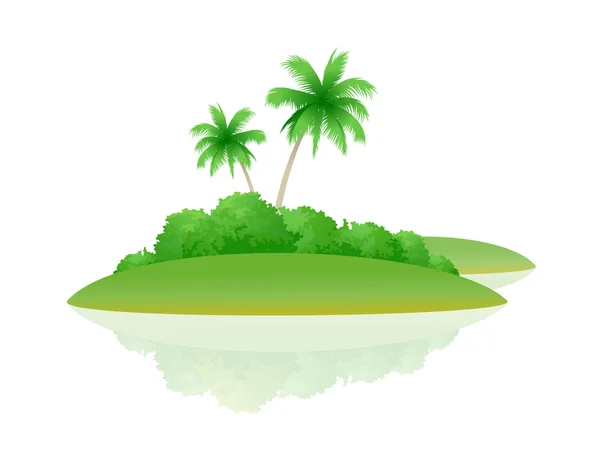 Vector icon island — Stock Vector