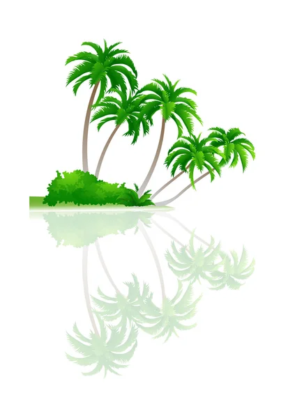 Vector icon palm tree — Stock Vector