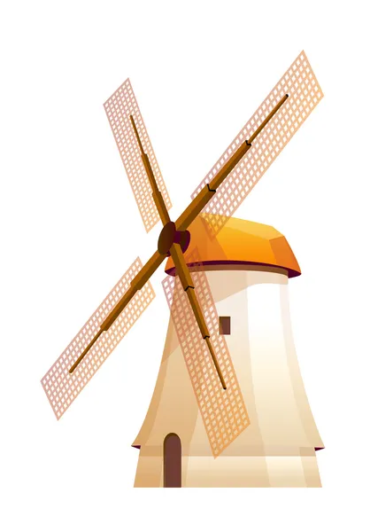 Vector icon windmill — Stock Vector