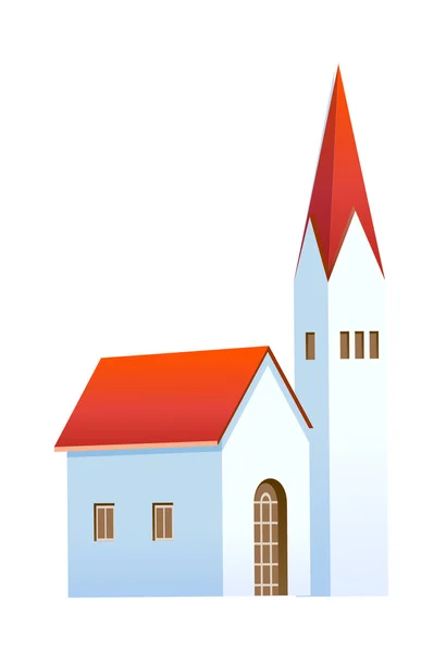 Vector icono de la iglesia — Vector de stock