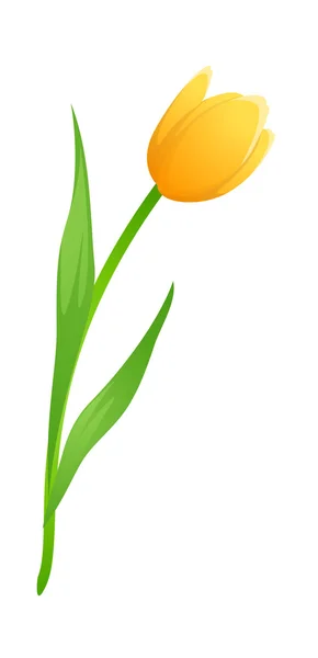 Vector icon tulip — Stock Vector