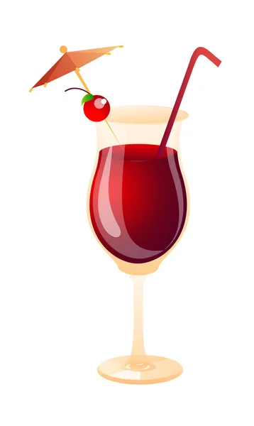 Vector icon cocktail — Stock Vector