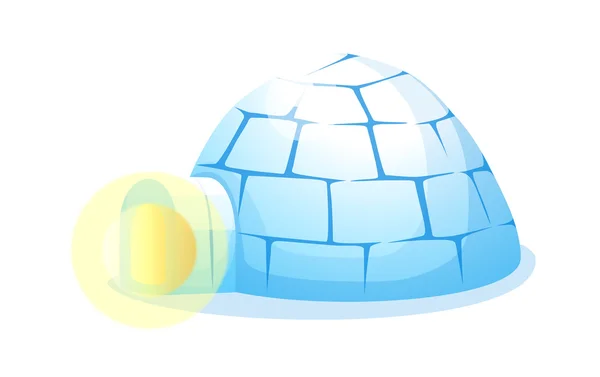 Vector icon igloo — Stock Vector