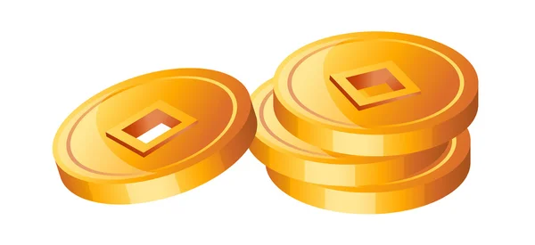 Vector icon érme — Stock Vector