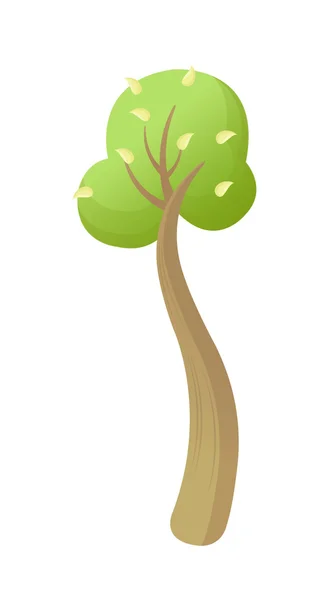 Árbol icono de vector — Vector de stock