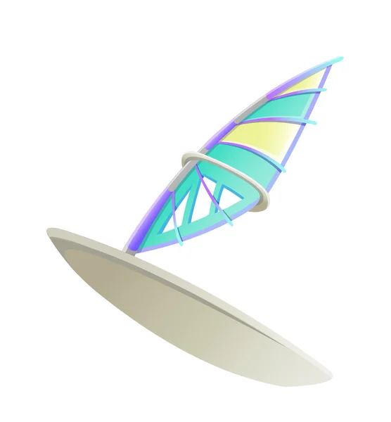 Carte de surf icône vectorielle — Image vectorielle