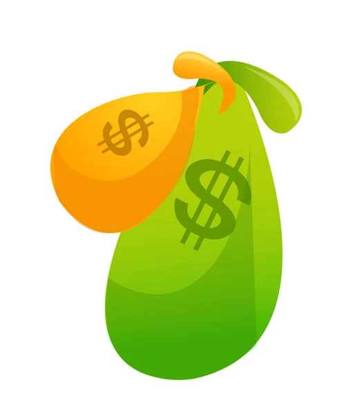 Vector icon money poket — Stock Vector