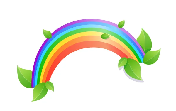 Vector pictogram regenboog — Stockvector