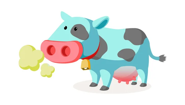 Vector icono vaca — Vector de stock