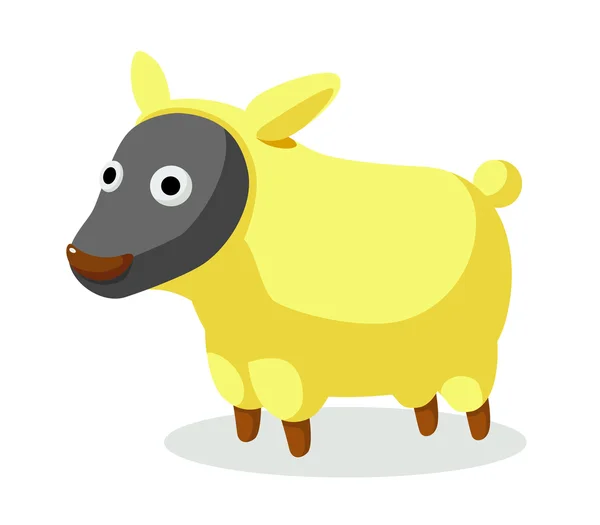 Icona vettoriale pecore — Vettoriale Stock