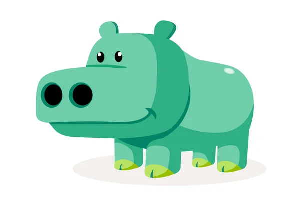 Vector pictogram hippo — Stockvector