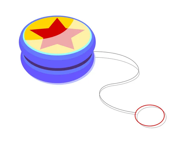 Vector icon yoyo — Stock Vector