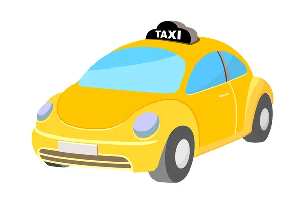 Icône vectorielle taxi — Image vectorielle