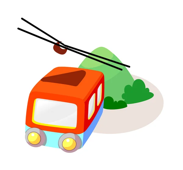 Vector icon cable car — Stock Vector