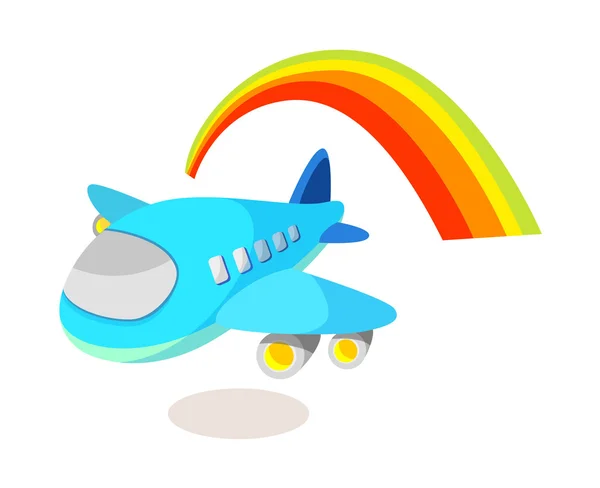 Vector icon airplane — Stock Vector