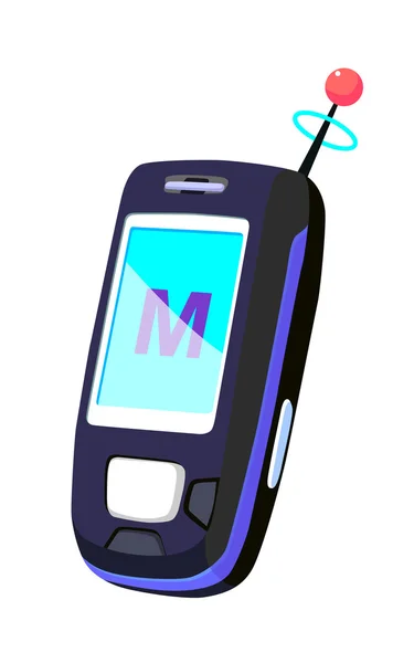 Vektor ikonen mobiltelefon — Stock vektor