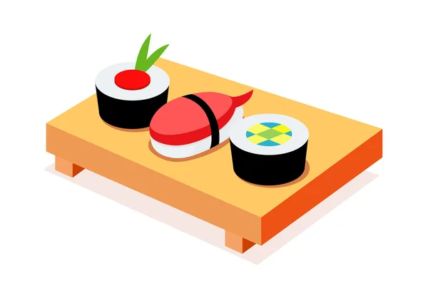 Vector icon sushi — Stock Vector