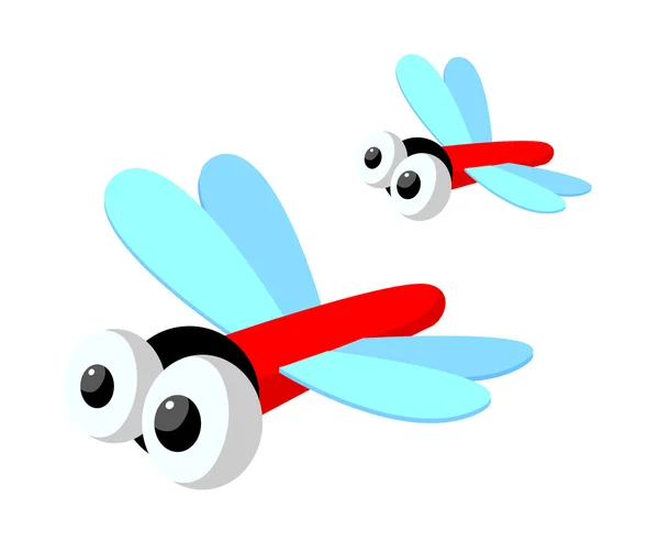 Ikona dragon fly — Wektor stockowy