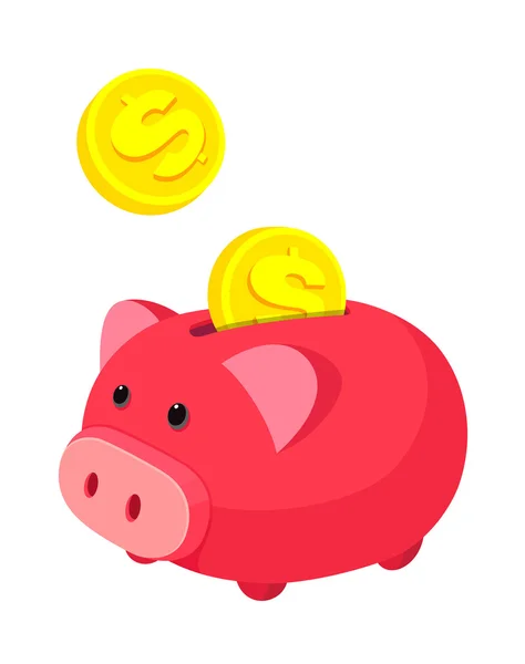 Icon pig — Stock Vector
