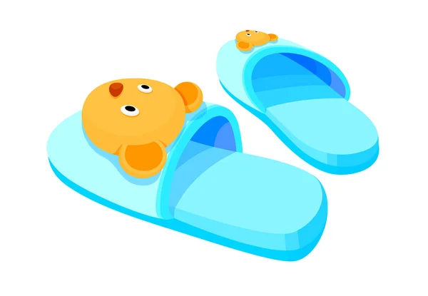 Icon slippers — Stock Vector