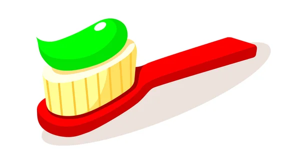 Ikonen tandborste — Stock vektor