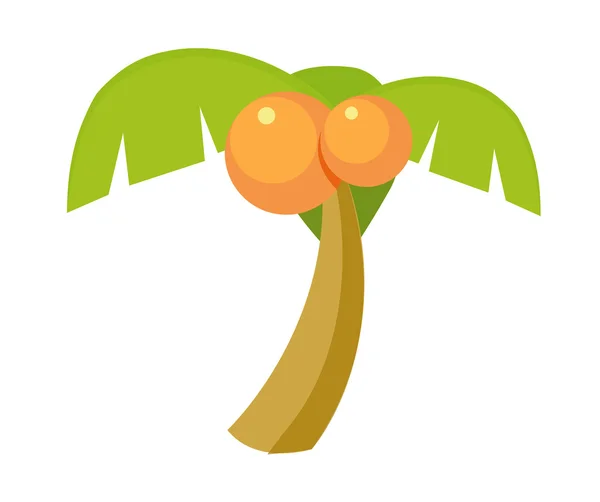 Pictogram palmboom — Stockvector