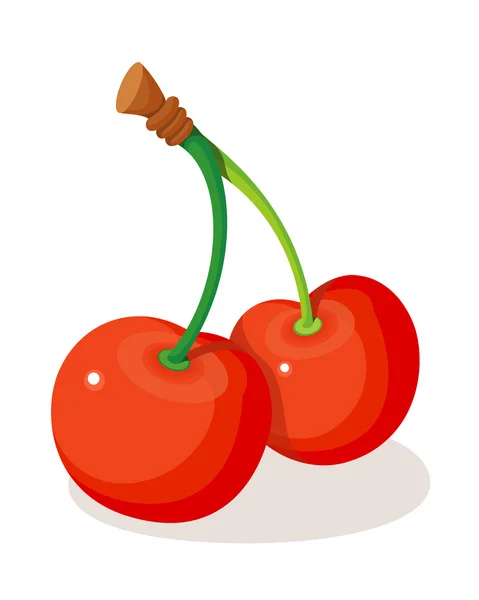 Icon cherry — Stock Vector