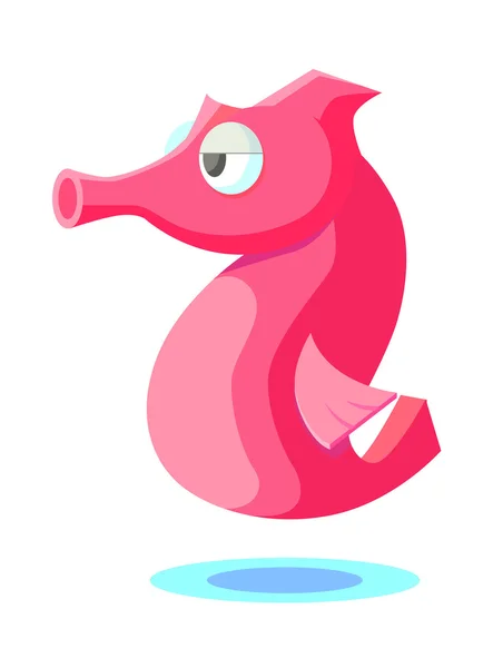Icon seahorse — Stock Vector