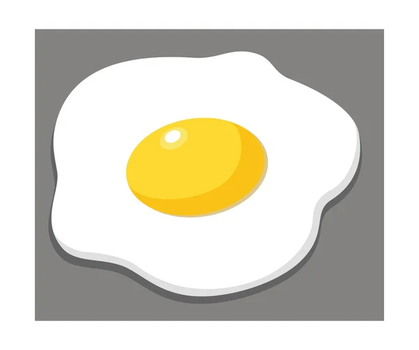 Ikonen stekt ägg — Stock vektor