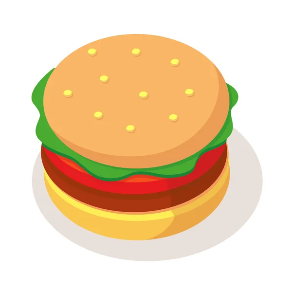 Hambúrguer de ícones —  Vetores de Stock