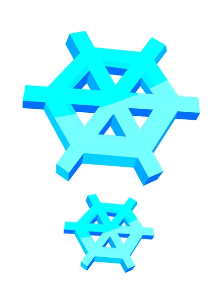 Icono de nieve — Vector de stock