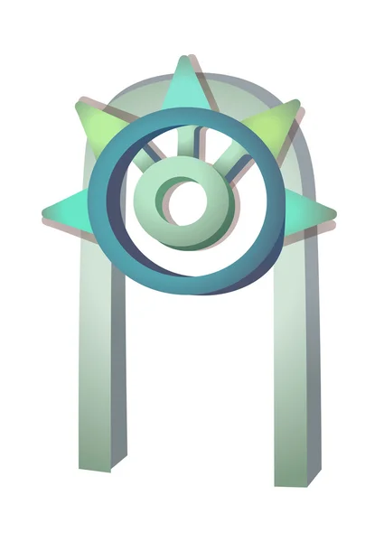 Porte de l'icône — Image vectorielle