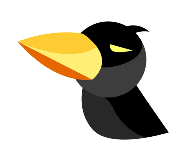Icono cuervo — Vector de stock