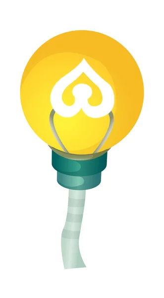 Icono lámpara — Vector de stock