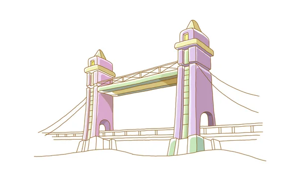 Puente vectorial — Archivo Imágenes Vectoriales