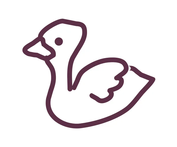 Pato vector — Vector de stock