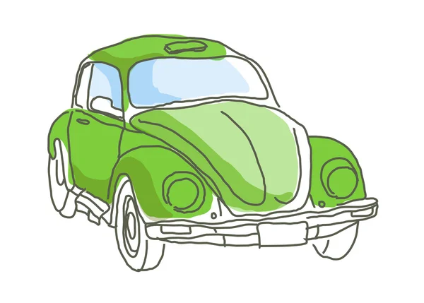 Вектор Зелений автомобіль — стоковий вектор